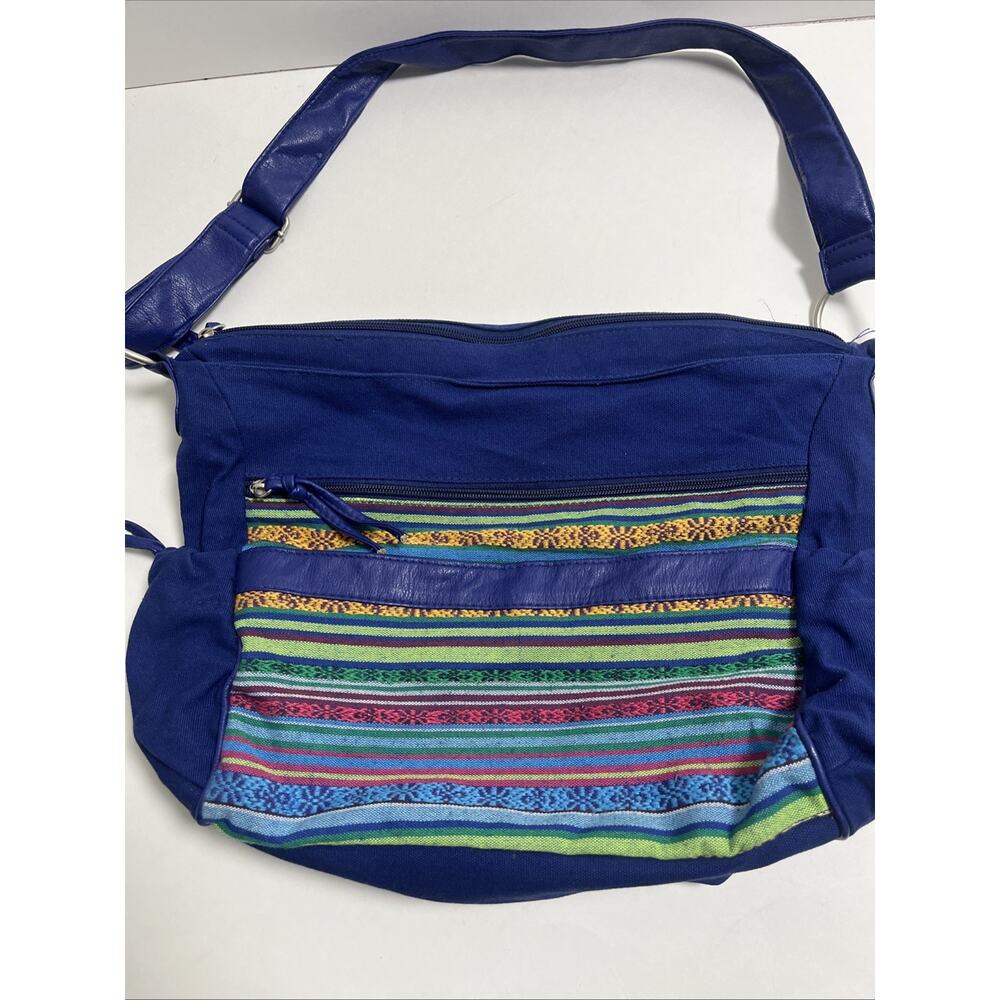 Bongo Boho Shoulder Bag‎ 12x16 In Royal Blue